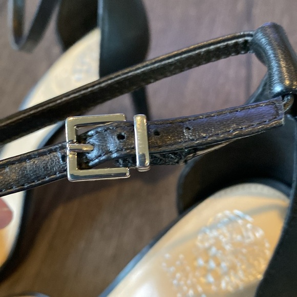 Vince Camuto stilettos. Size 11. Black open toe, ankle strap. - Picture 5 of 12